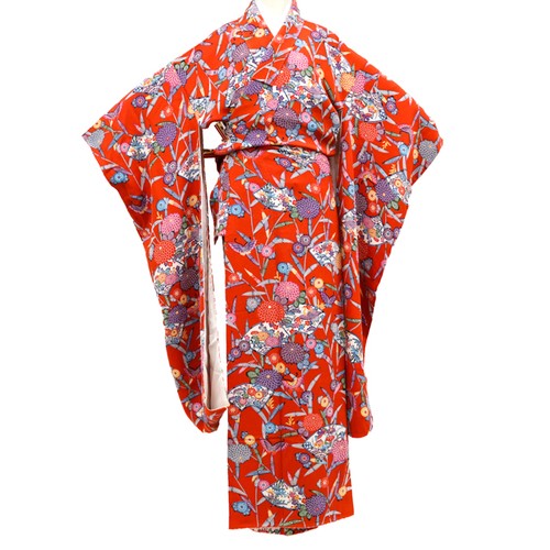 Japanese vintage kimono - vintage,